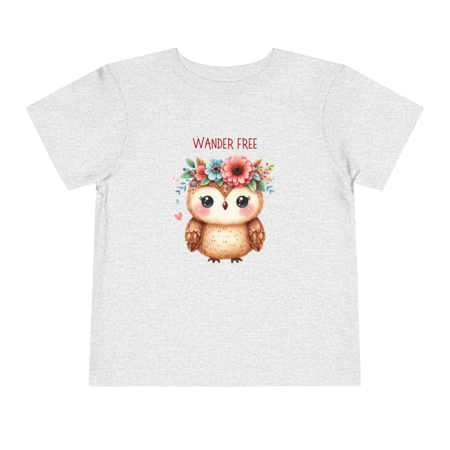 Wander Free | Owl | Boho Babies | Hippie | Toddler Short Sleeve Tee