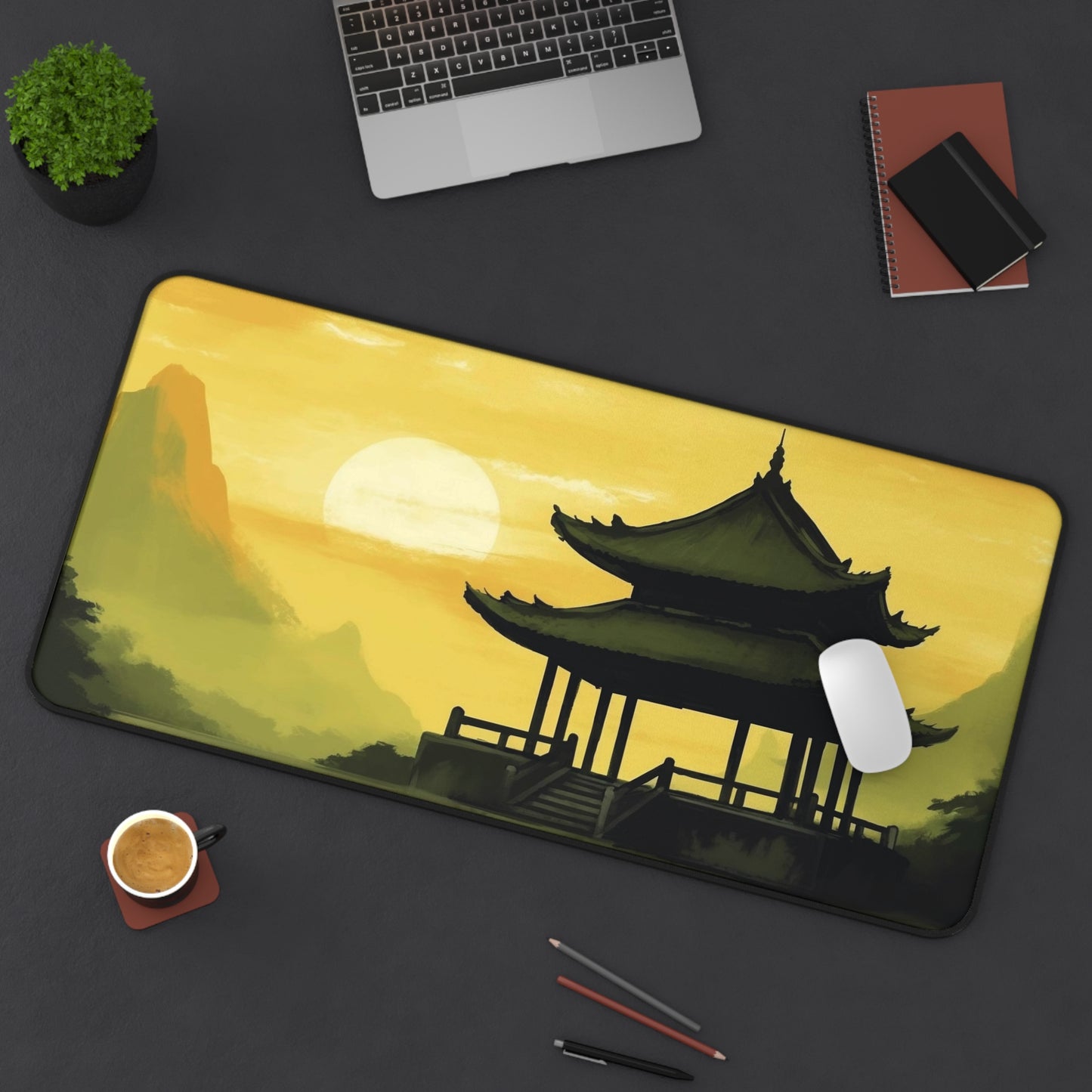 Gaming Mat | Desk Mat | Mouse Pad | Pagoda | TCG | MTG