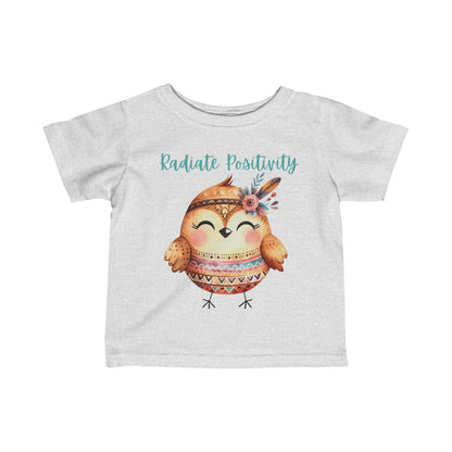 Radiate Positivity | Bird | Boho Babies | Infant Fine Jersey Tee