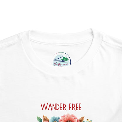 Wander Free | Owl | Boho Babies | Hippie | Toddler Short Sleeve Tee