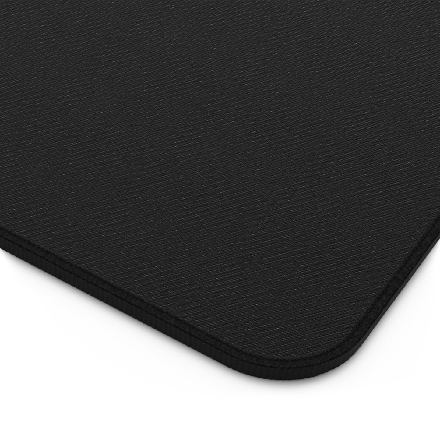 Celtic Cross Desk Mat — Black with Purple Celtic Knot Accents