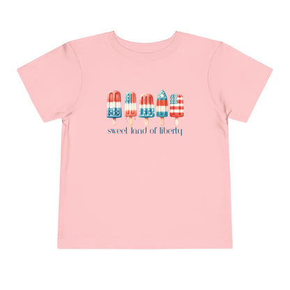 Sweet Land of Liberty | July 4th | Toddler Short Sleeve Tee