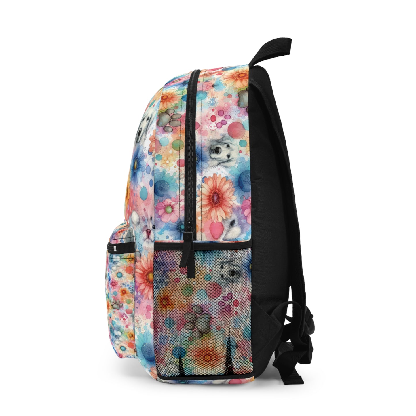 Paint Splatter | Floral | Dogs | Paw Prints | Backpack | Back to school | Kids