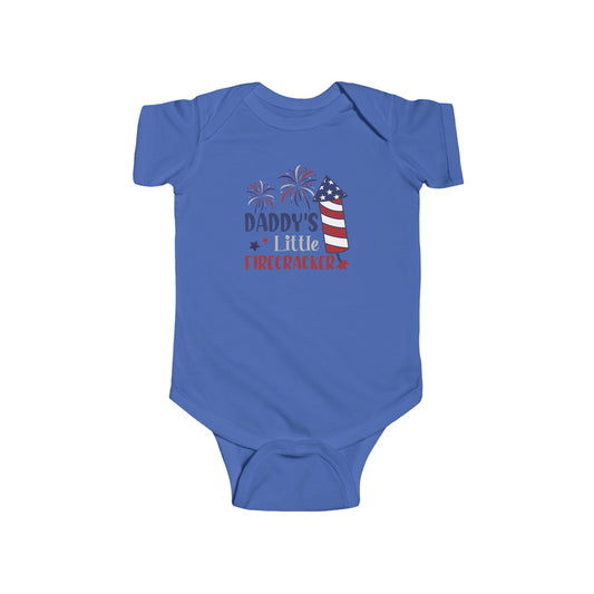 Daddy's Little Firecracker | 4th of July | Infant Fine Jersey Bodysuit | Onesie