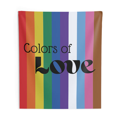 Colors of Love | Rainbow | Pride | Indoor Wall Tapestries