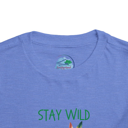 Stay Wild | Bear | Boho Babies | Hippie | Toddler Short Sleeve Tee