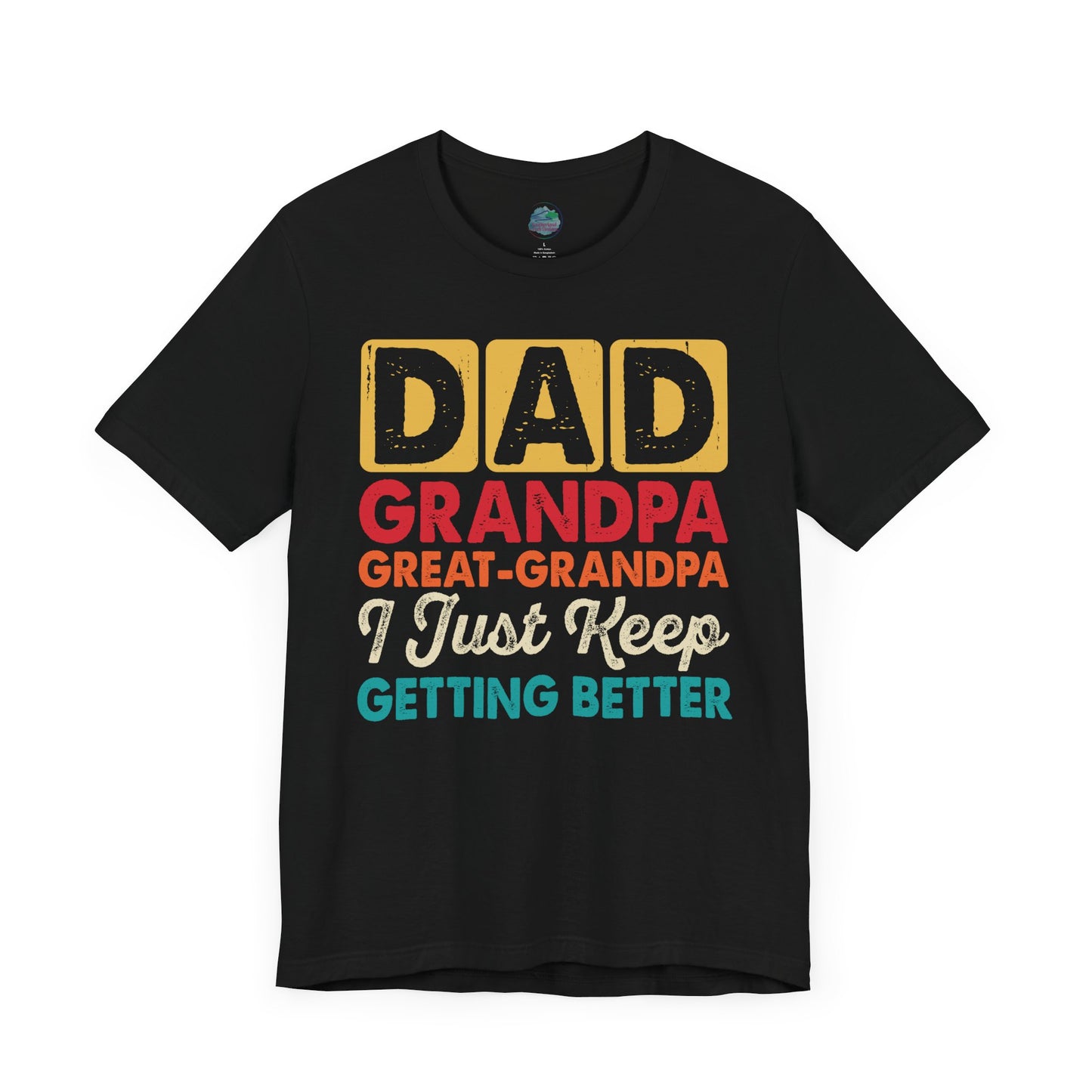 Dad | Grandpa | Great Grandpa | Father Figure | Father's Day | Adult Jersey Short Sleeve Tee