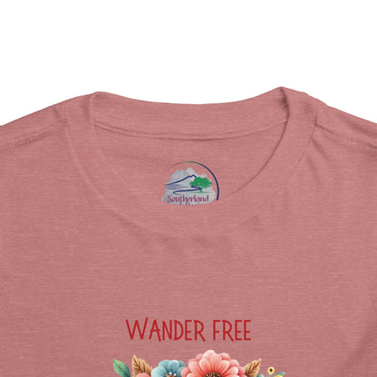 Wander Free | Owl | Boho Babies | Hippie | Toddler Short Sleeve Tee