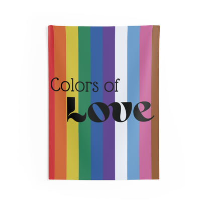 Colors of Love | Rainbow | Pride | Indoor Wall Tapestries