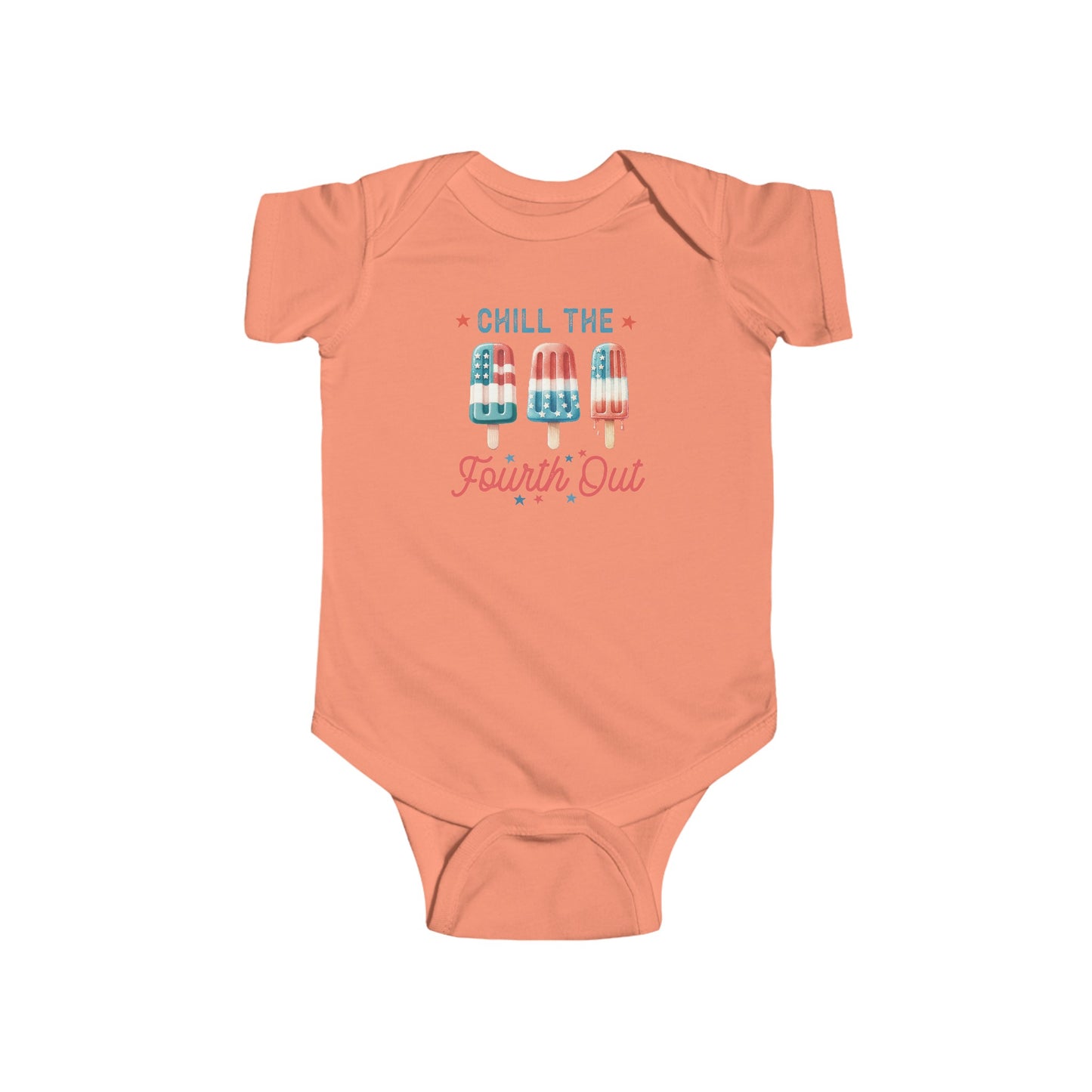 Chill the 4th out | 4th of July | Infant Fine Jersey Bodysuit | Onesie