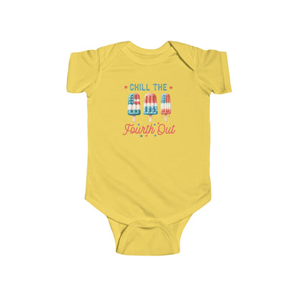 Chill the 4th out | 4th of July | Infant Fine Jersey Bodysuit | Onesie