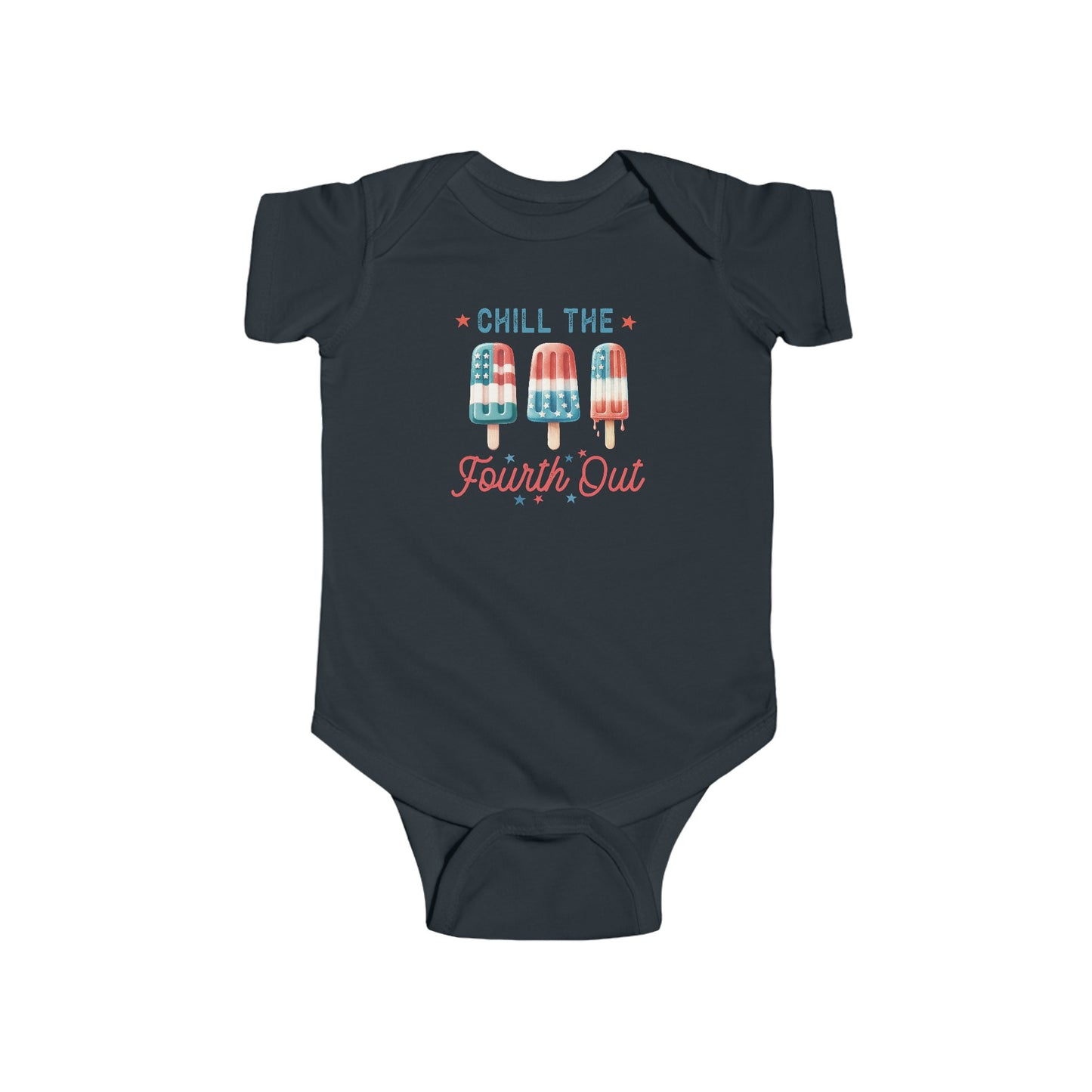 Chill the 4th out | 4th of July | Infant Fine Jersey Bodysuit | Onesie