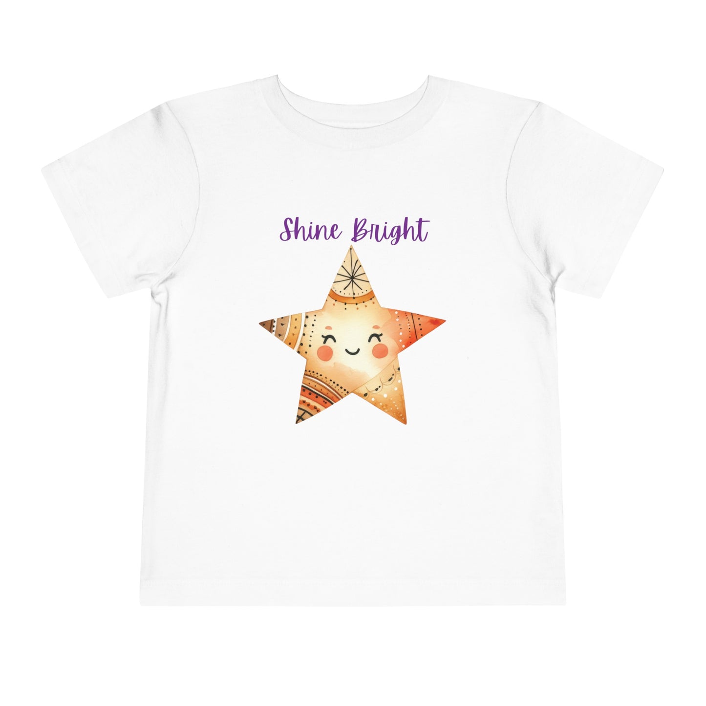 Shine Bright | Star | Boho Babies | Hippie | Toddler Short Sleeve Tee