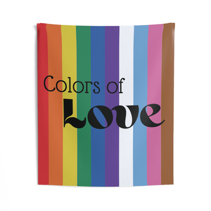 Colors of Love | Rainbow | Pride | Indoor Wall Tapestries