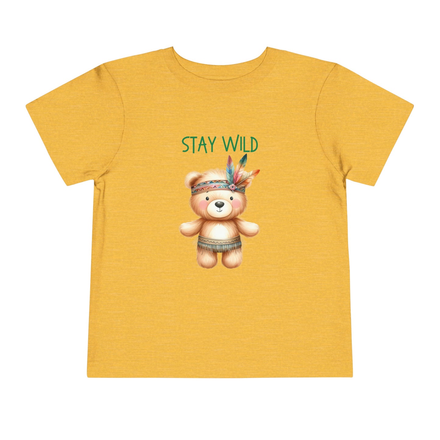 Stay Wild | Bear | Boho Babies | Hippie | Toddler Short Sleeve Tee