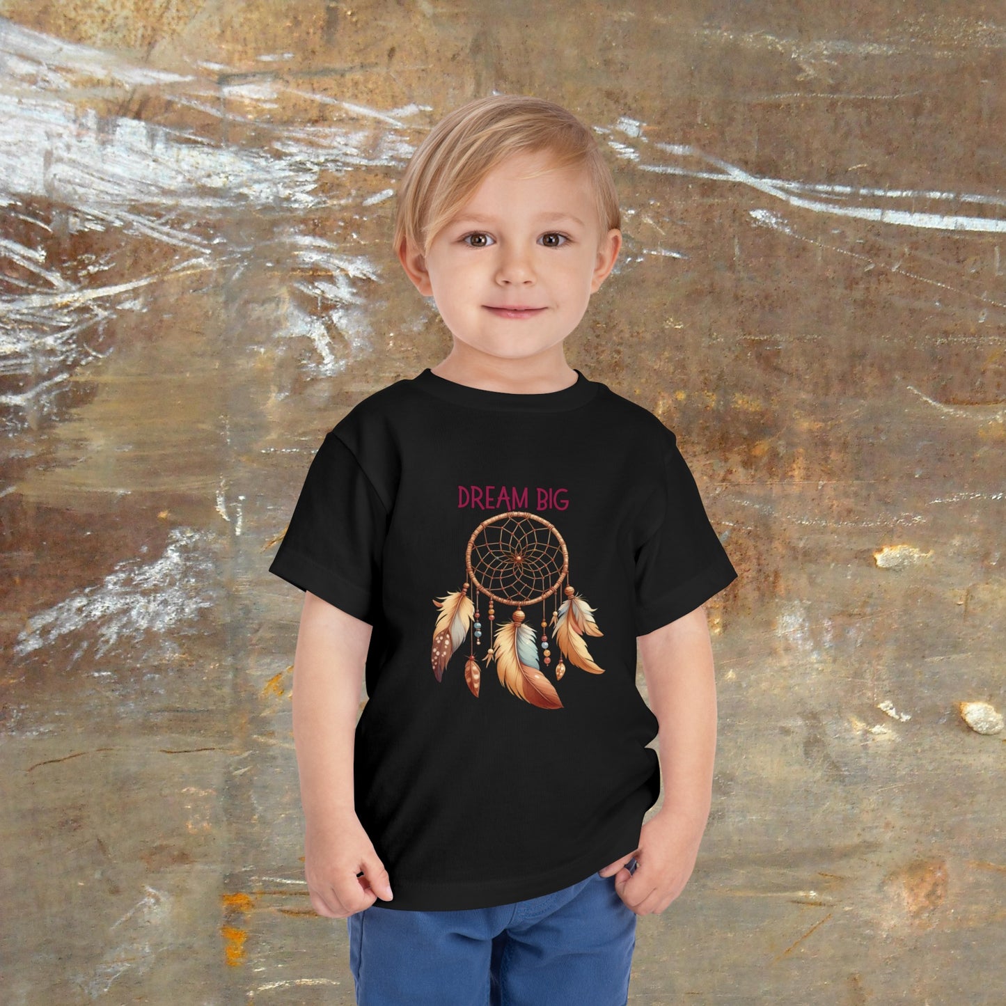 Dream Big | Dreamcatcher | Boho Babies | Hippie | Toddler Short Sleeve Tee