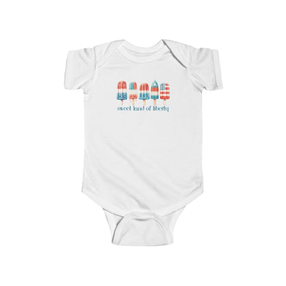 Sweet Land of Liberty | 4th of July | Popsicles | Infant Fine Jersey Bodysuit | Onesie