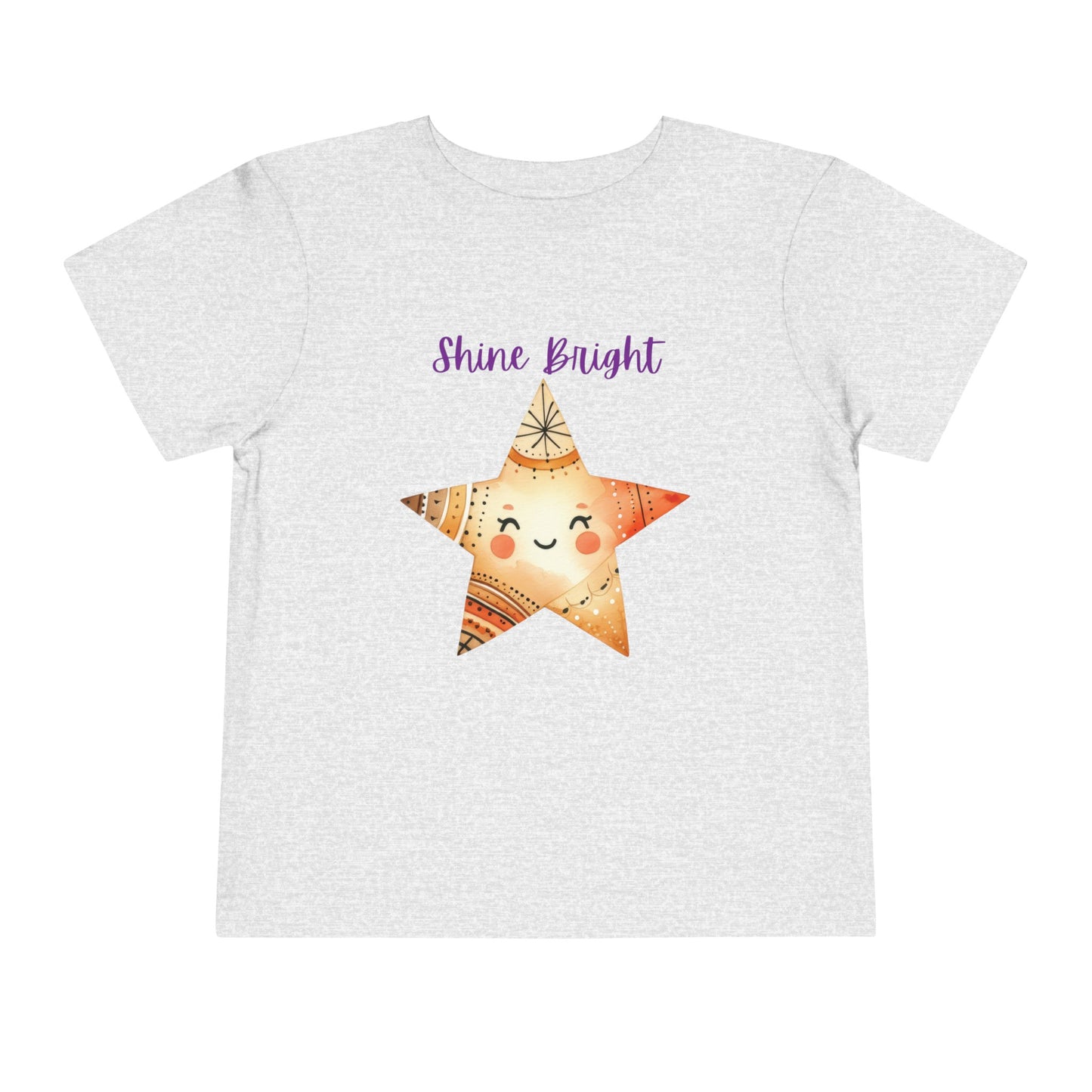 Shine Bright | Star | Boho Babies | Hippie | Toddler Short Sleeve Tee