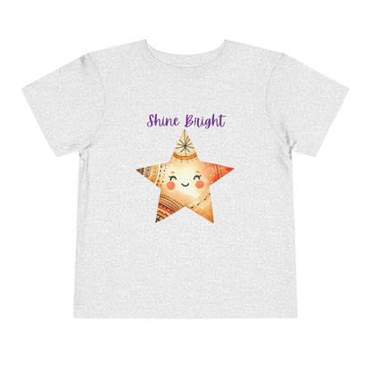 Shine Bright | Star | Boho Babies | Hippie | Toddler Short Sleeve Tee