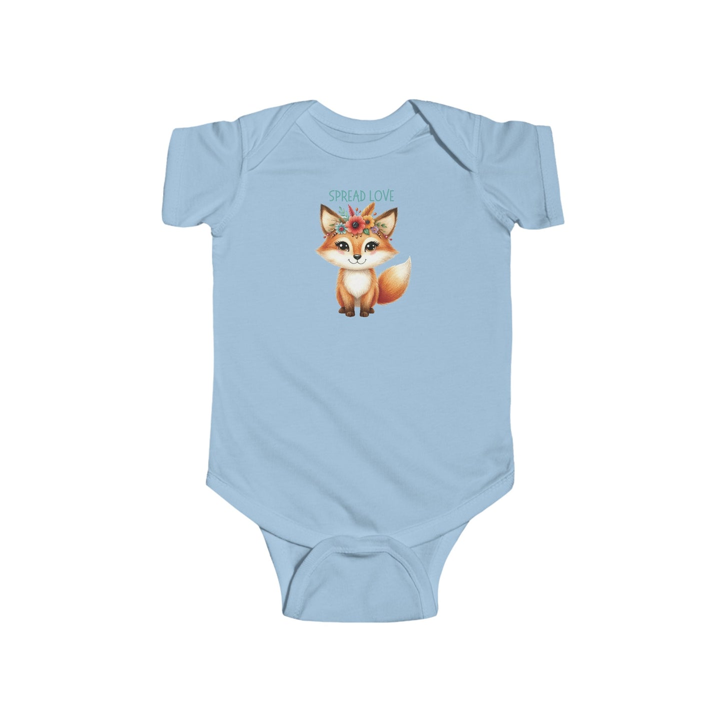 Spread Love | Boho Babies | Fox | Infant Fine Jersey Bodysuit | Onesie