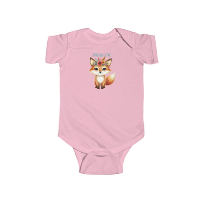 Spread Love | Boho Babies | Fox | Infant Fine Jersey Bodysuit | Onesie