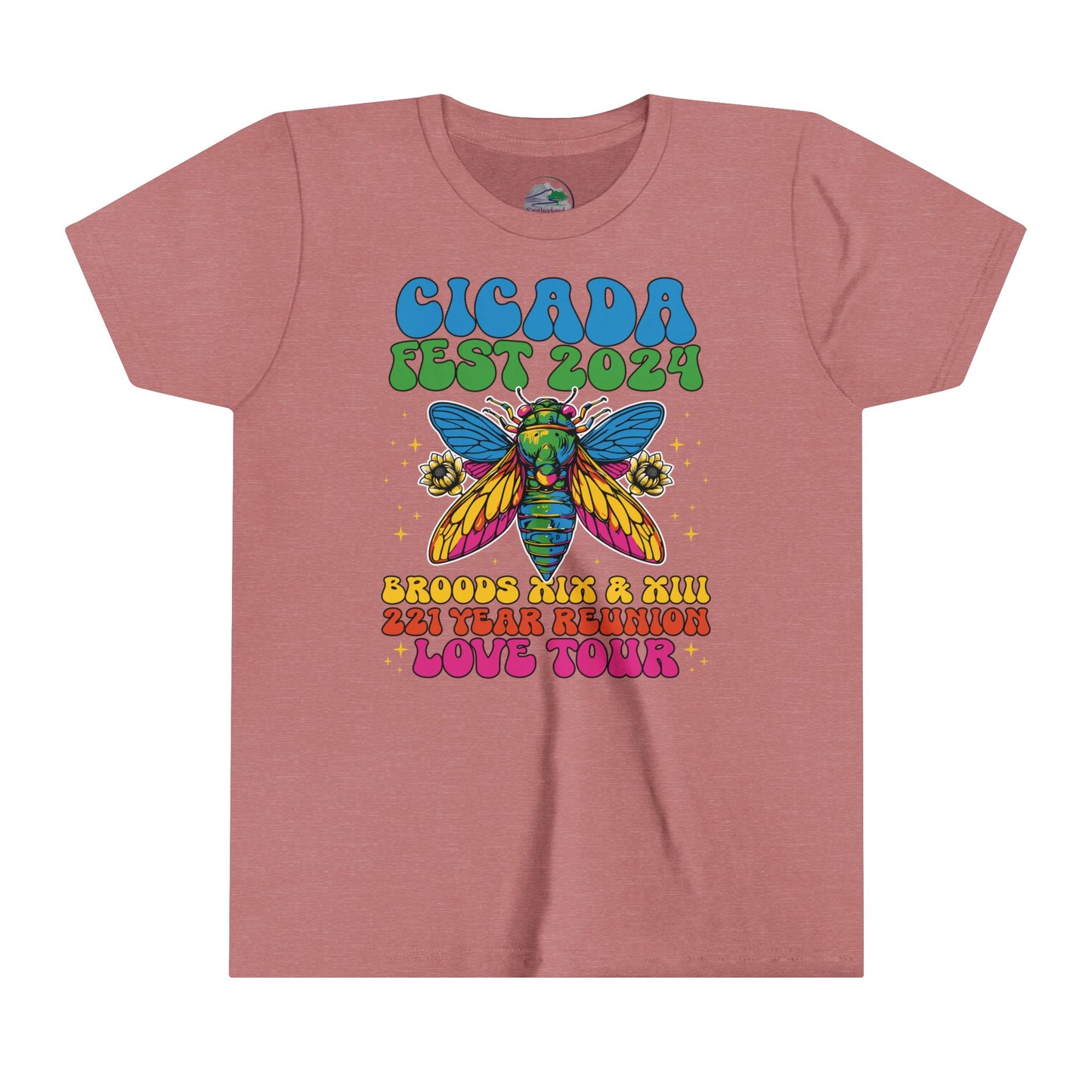 Cicada Fest | Love Fest | Double Emergence | 2024 Reunion | Youth Short Sleeve Tee