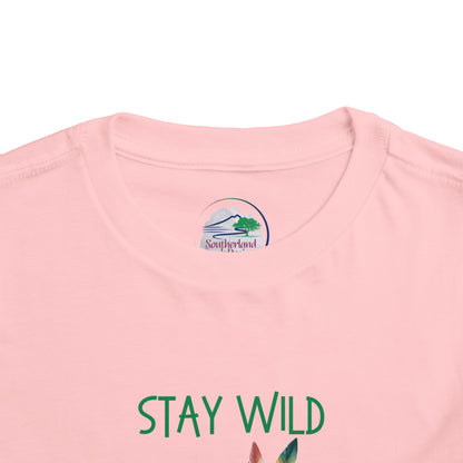 Stay Wild | Bear | Boho Babies | Hippie | Toddler Short Sleeve Tee