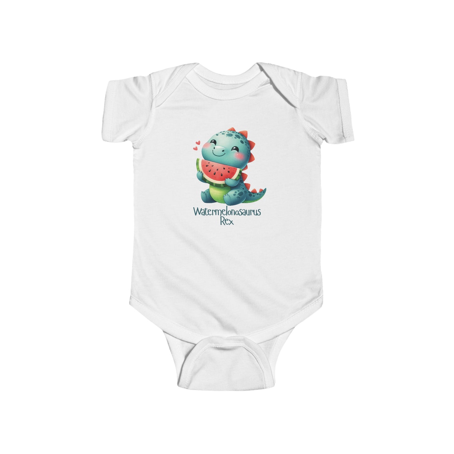 Watermelonosaurus Rex | T-Rex | Dino | Watermelon | Infant Fine Jersey Bodysuit | Onesie