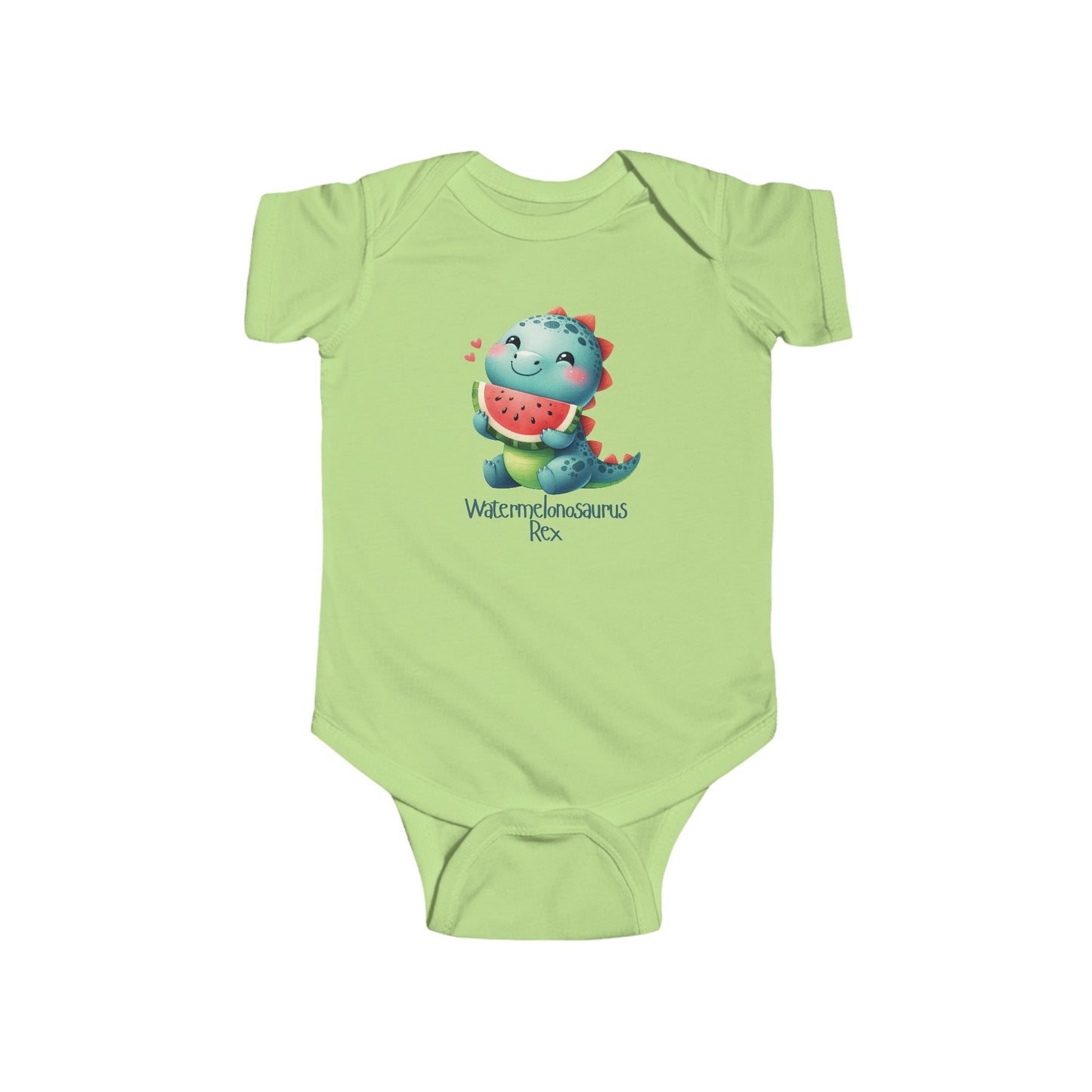 Watermelonosaurus Rex | T-Rex | Dino | Watermelon | Infant Fine Jersey Bodysuit | Onesie