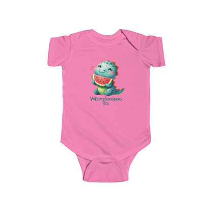 Watermelonosaurus Rex | T-Rex | Dino | Watermelon | Infant Fine Jersey Bodysuit | Onesie