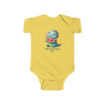 Watermelonosaurus Rex | T-Rex | Dino | Watermelon | Infant Fine Jersey Bodysuit | Onesie