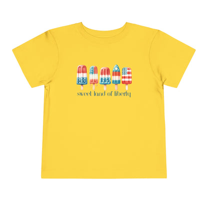 Sweet Land of Liberty | July 4th | Toddler Short Sleeve Tee