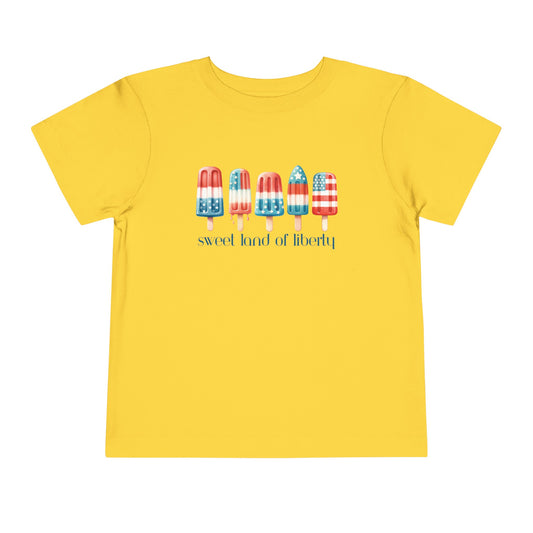 Sweet Land of Liberty | July 4th | Toddler Short Sleeve Tee