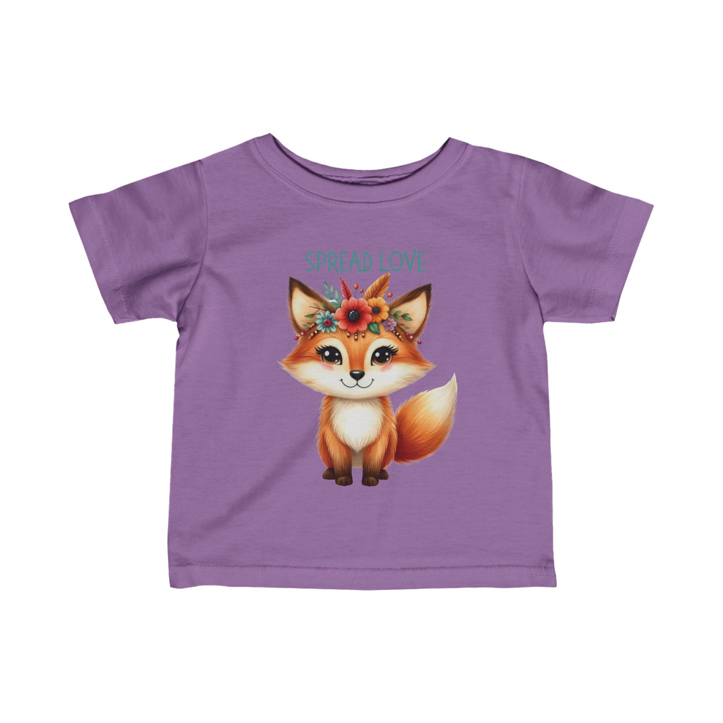 Spread Love | Fox | Boho Babies | Infant Fine Jersey Tee