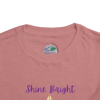 Shine Bright | Star | Boho Babies | Hippie | Toddler Short Sleeve Tee