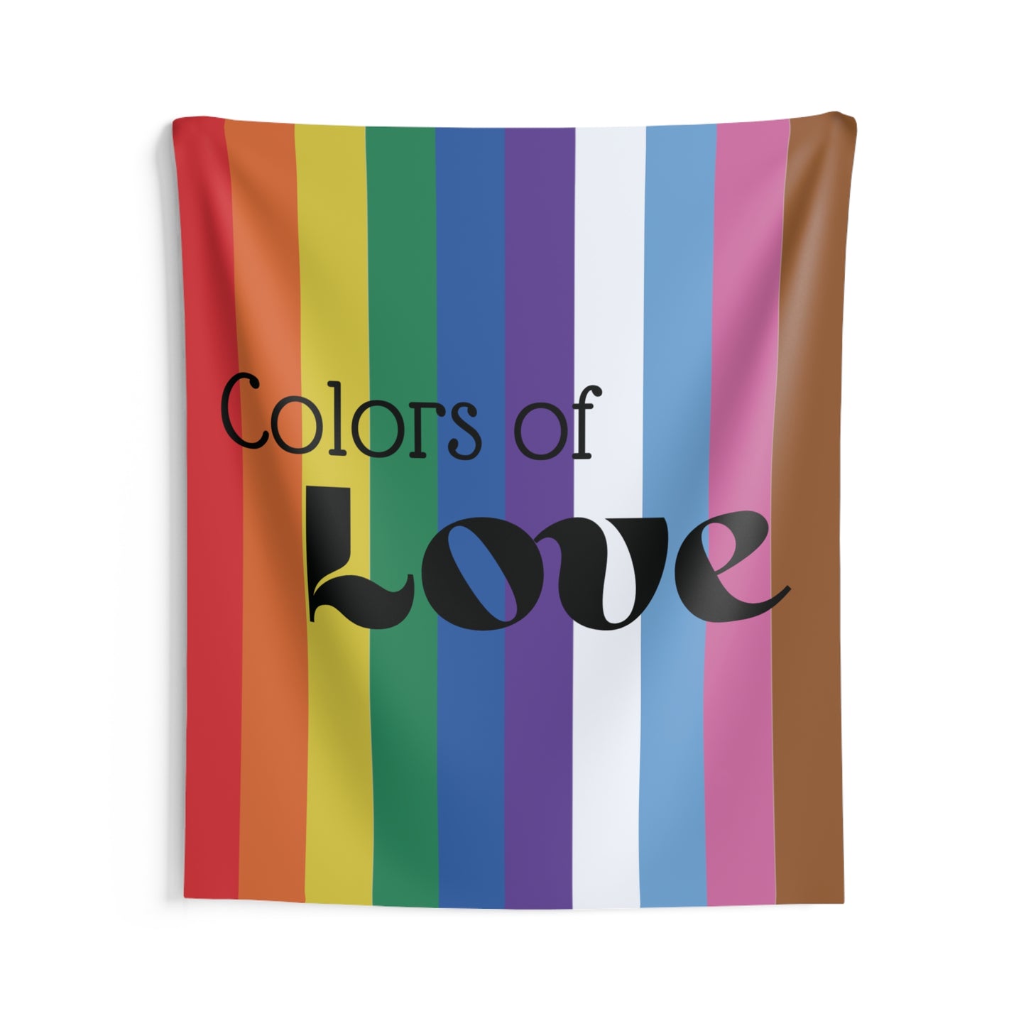 Colors of Love | Rainbow | Pride | Indoor Wall Tapestries