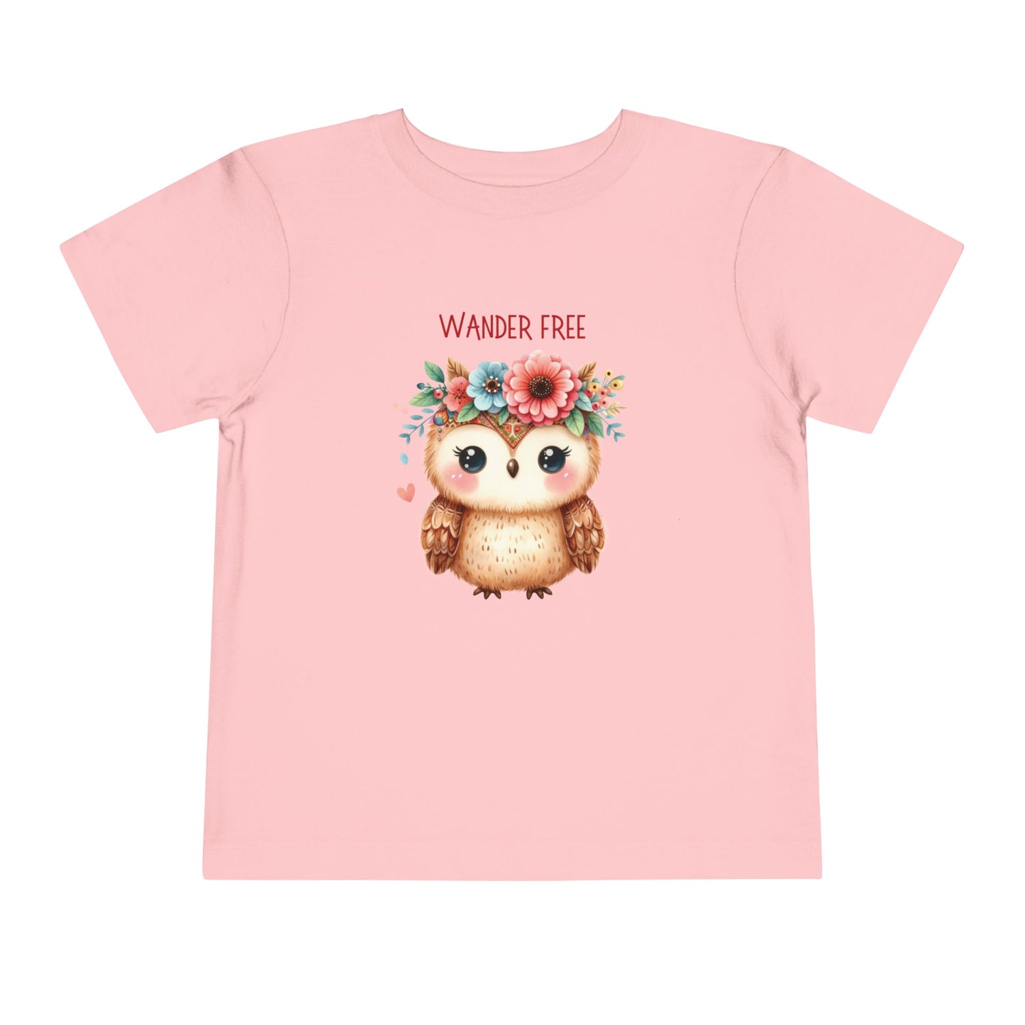 Wander Free | Owl | Boho Babies | Hippie | Toddler Short Sleeve Tee