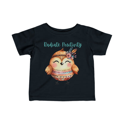 Radiate Positivity | Bird | Boho Babies | Infant Fine Jersey Tee