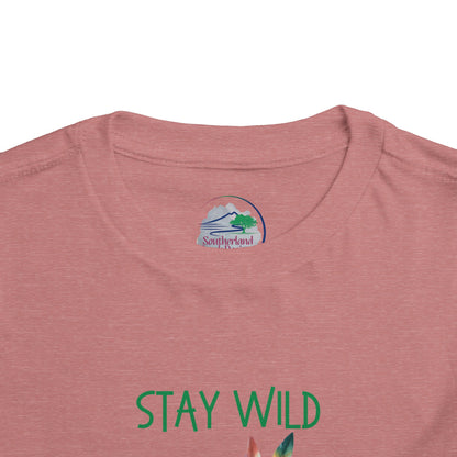 Stay Wild | Bear | Boho Babies | Hippie | Toddler Short Sleeve Tee