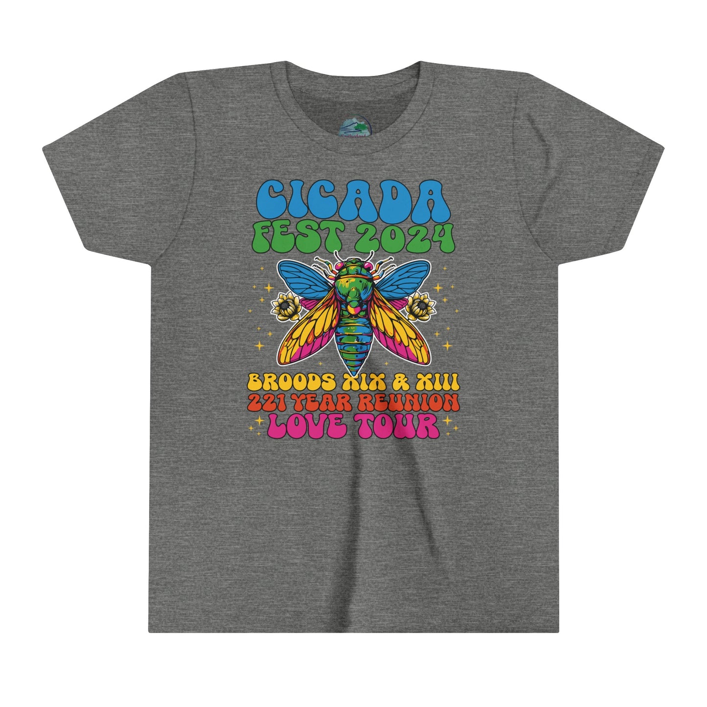 Cicada Fest | Love Fest | Double Emergence | 2024 Reunion | Youth Short Sleeve Tee