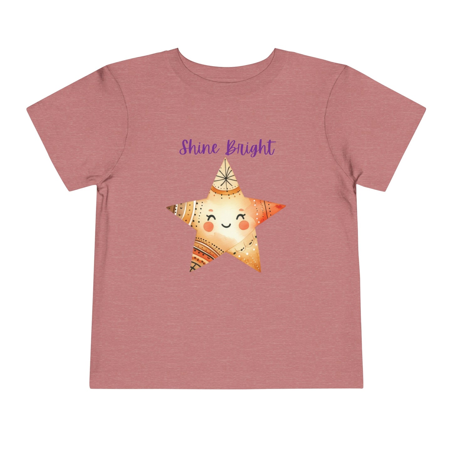 Shine Bright | Star | Boho Babies | Hippie | Toddler Short Sleeve Tee