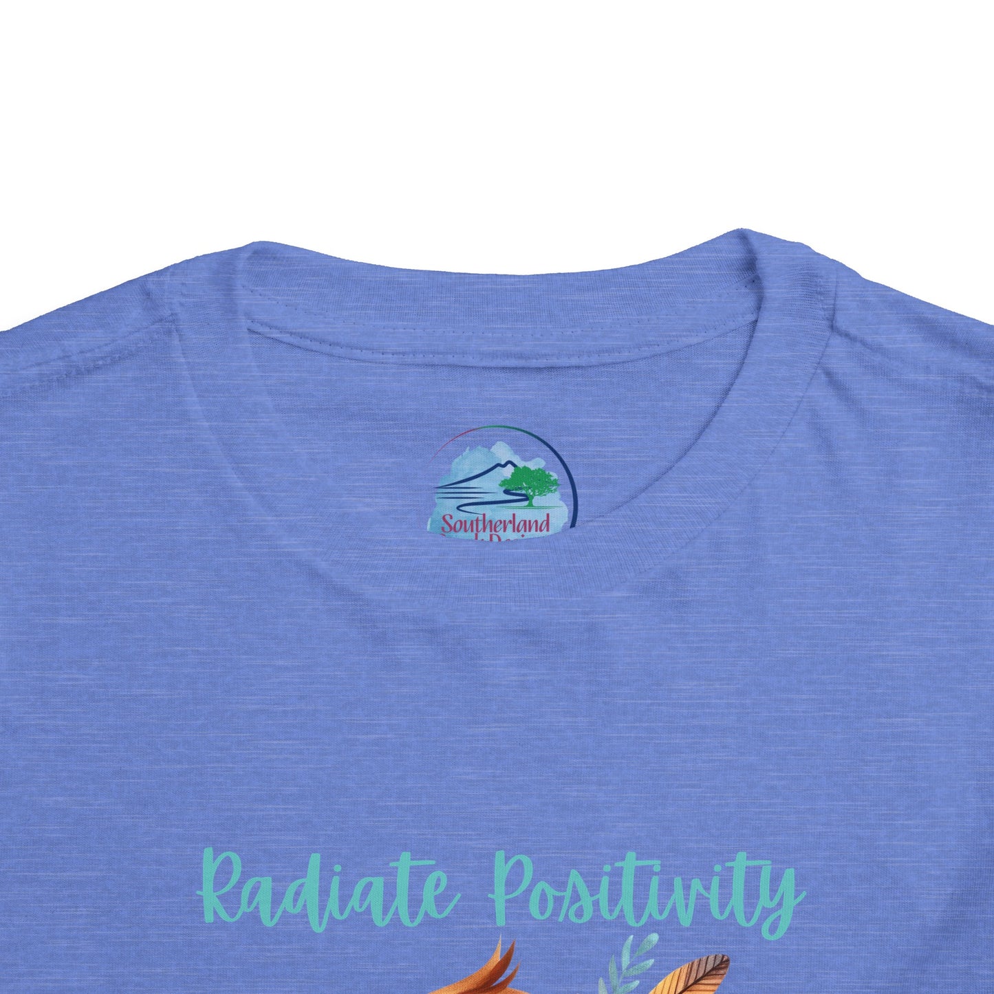 Radiate Positivity | Bird | Boho Babies | Hippie | Toddler Short Sleeve Tee