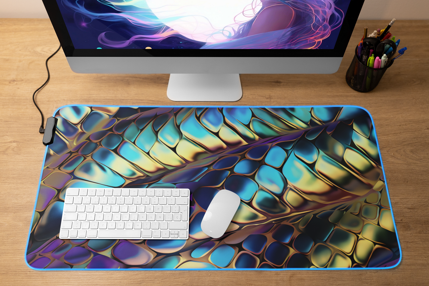 Gaming Mat | Desk Mat | Mouse Pad | Snakeskin | TCG | MTG