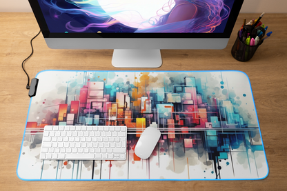 Gaming Mat | Desk Mat | Mouse Pad | Geometric | Colors | Abstract | TCG | MTG