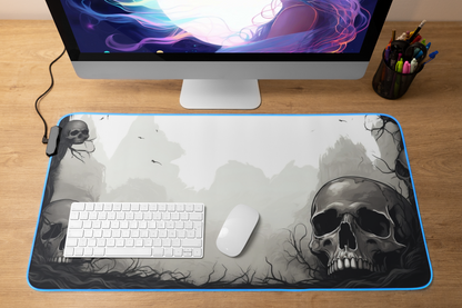 Gaming Mat | Desk Mat | Mouse Pad | Skulls | TCG | MTG