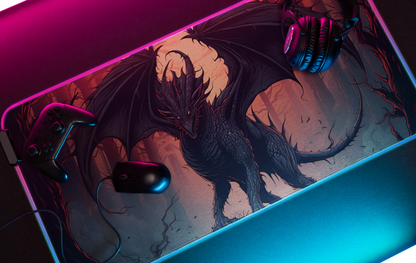 Gaming Mat | Desk Mat | Mouse Pad | Dragon | TCG | MTG